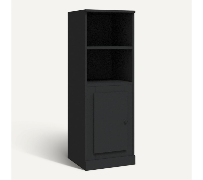 Buffet Haut Noir 36x35,5x103,5 Cm Bois Contreplaqué