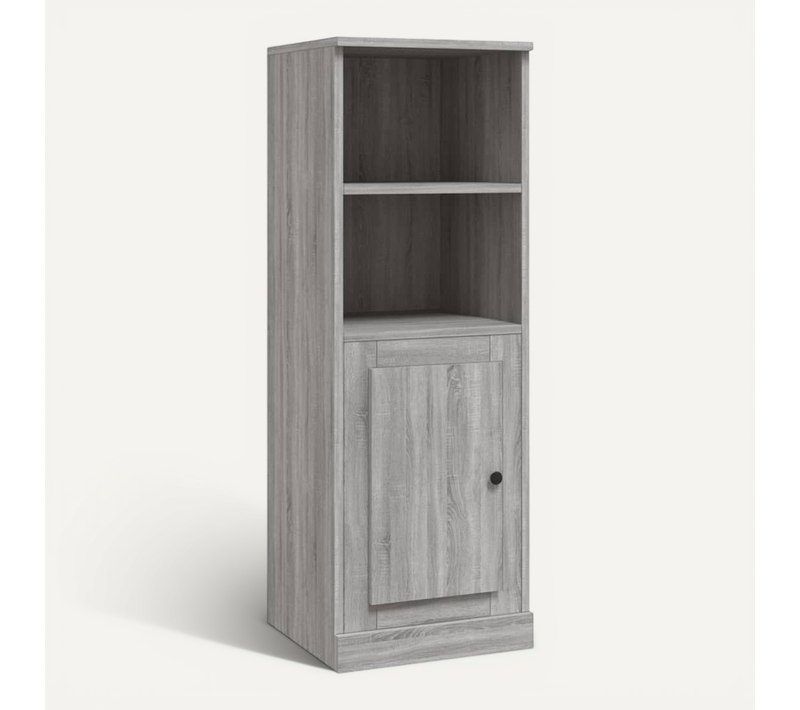 Buffet Haut Sonoma Gris 36x35,5x103,5 Cm Bois Contreplaqué