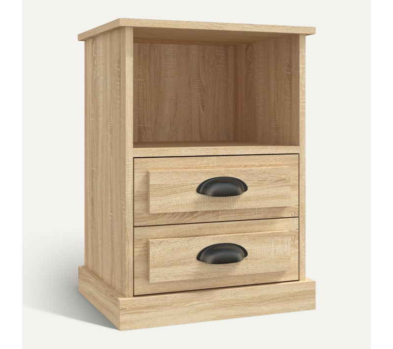 Table De Chevet Chêne Sonoma 43x36x60 Cm