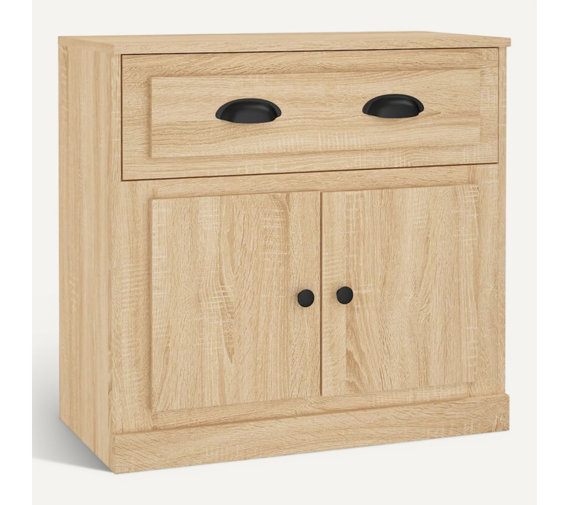 Buffet Chêne Sonoma 70x35,5x67,5 Cm Bois Contreplaqué