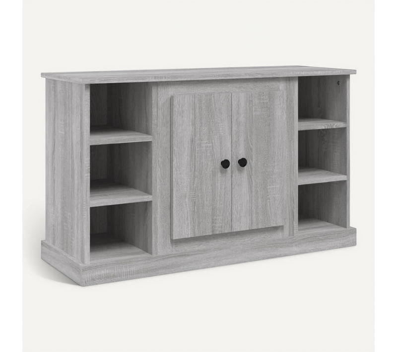 Buffet Sonoma Gris 100x35,5x60 Cm Bois Contreplaqué