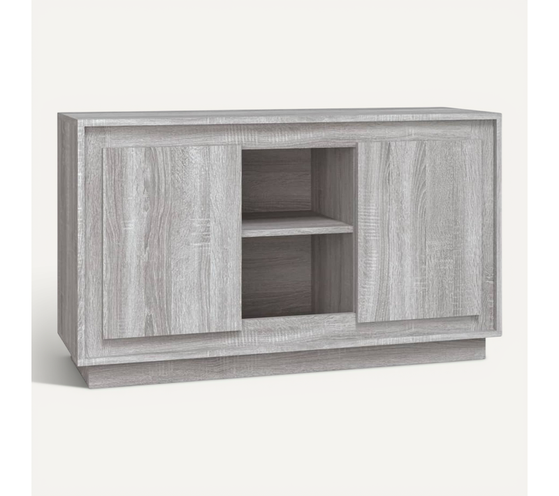 Buffet Sonoma Gris 102x35x60 Cm Bois Contreplaqué