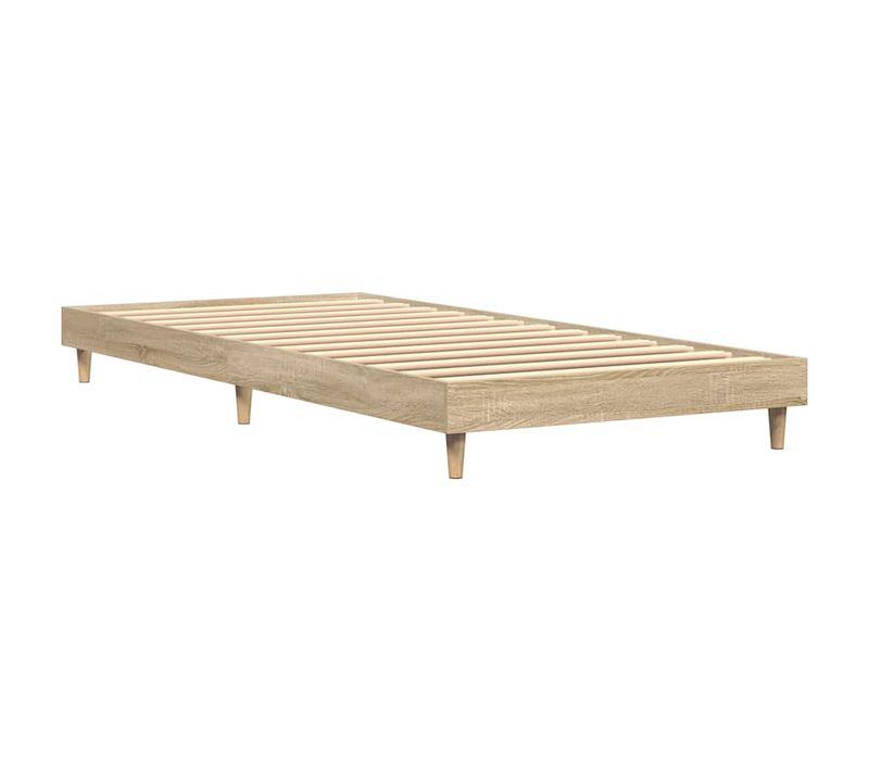 Cadre De Lit Chêne Sonoma 75x190 Cm Bois Contreplaqué
