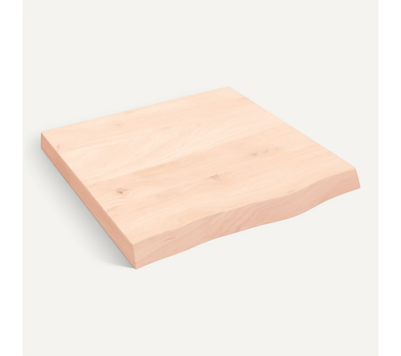 étagère Murale 60x60x(2-6) Cm Bois De Chêne Massif Non Traité