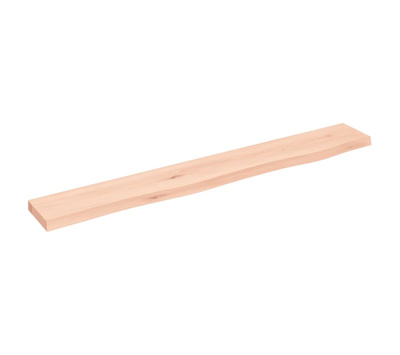étagère Murale 80x10x2 Cm Bois De Chêne Massif Non Traité