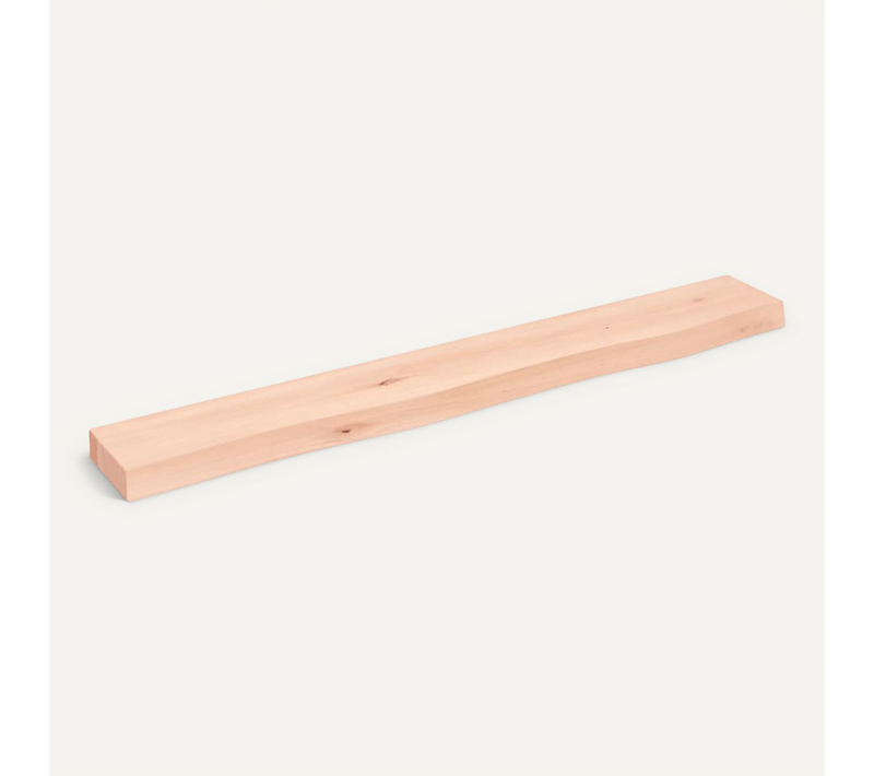 étagère Murale 80x10x4 Cm Bois De Chêne Massif Non Traité