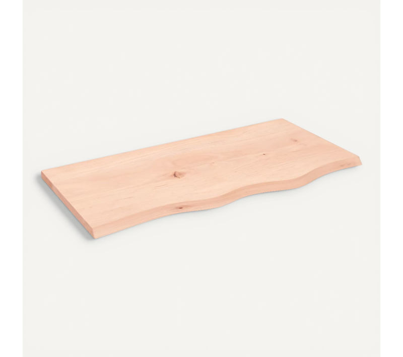 étagère Murale 80x40x2 Cm Bois De Chêne Massif Non Traité