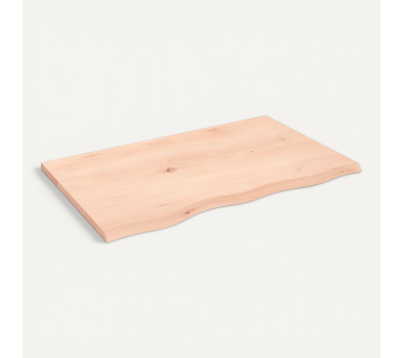 étagère Murale 80x50x2 Cm Bois De Chêne Massif Non Traité