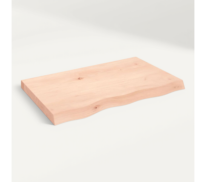 étagère Murale 80x50x(2-6) Cm Bois De Chêne Massif Non Traité