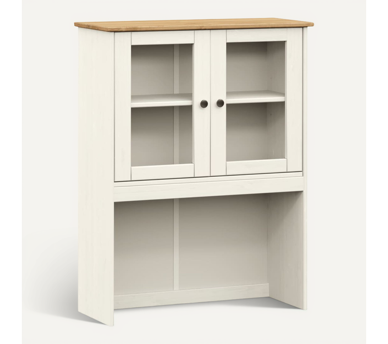 Dessus De Commode Vigo Blanc 78x30x100 Cm Bois Massif De Pin