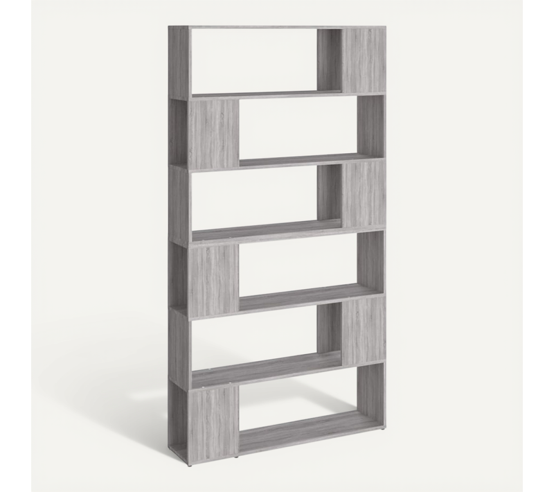 Etagère/séparateur De Pièce Sonoma Gris 100x24x188 Cm