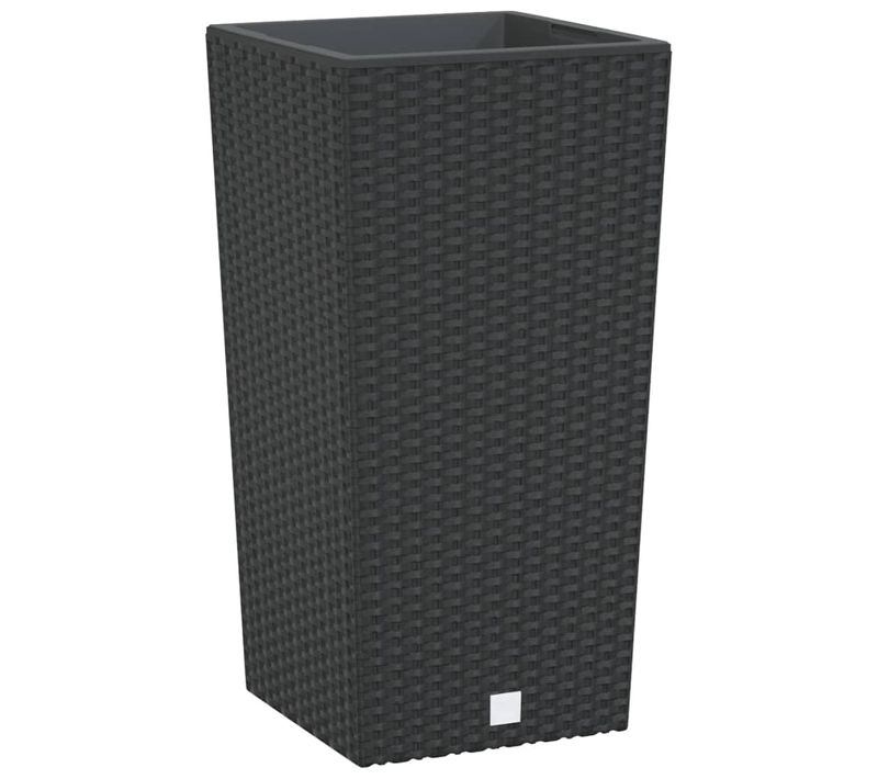 Jardinière Et Intérieur Amovible Anthracite 11/26,5 L Rotin Pp