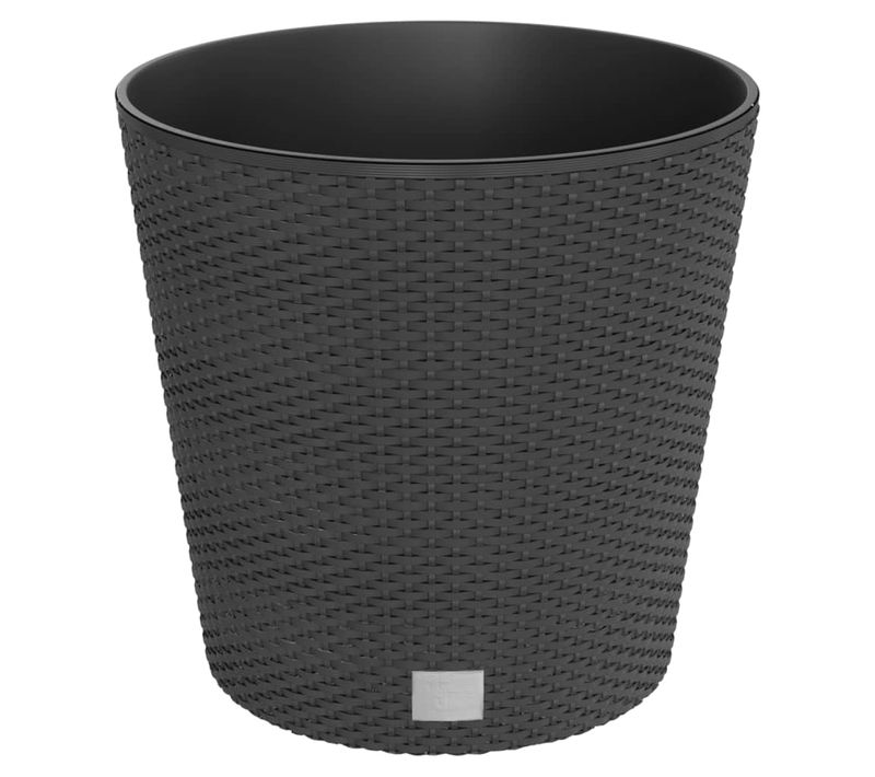 Jardinière Et Intérieur Amovible Anthracite 35 /37,5 L Rotin Pp
