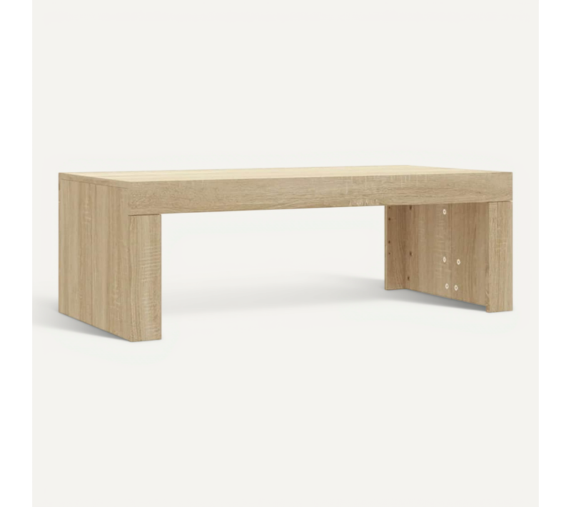 Table Basse Chêne Sonoma 102x50x36 Cm Bois Contreplaqué