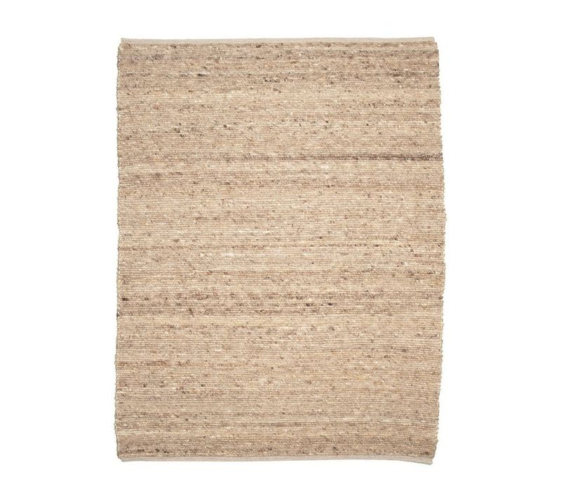 Tapis En Laine - Feline Taupe/chiné - Rectangle - 200x290 Cm