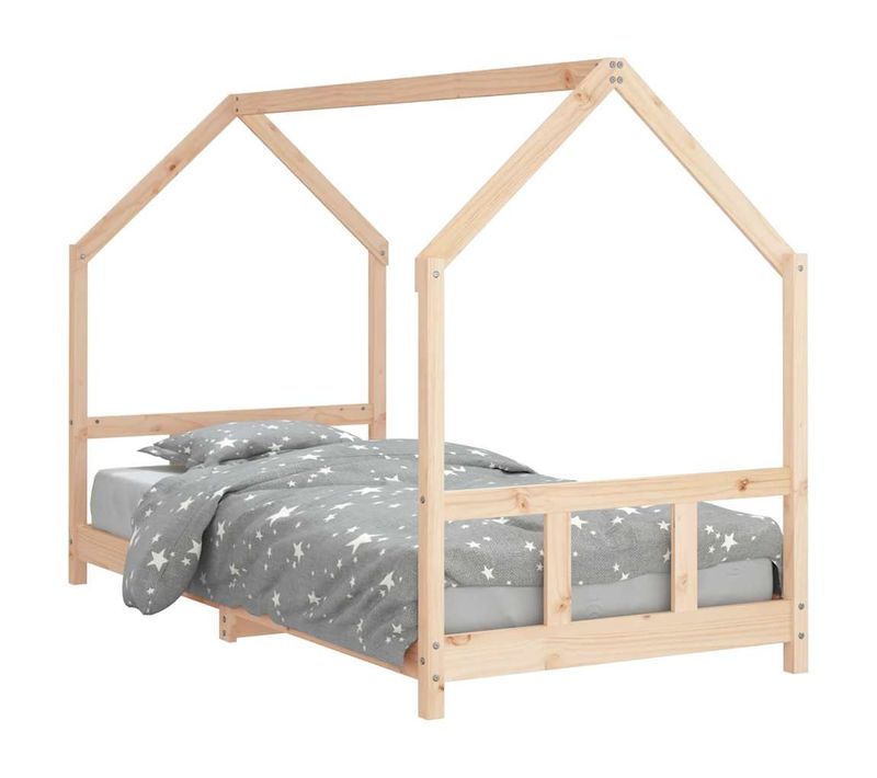 Lit cabane Pour Enfants 90x200 Cm Bois De Pin Massif