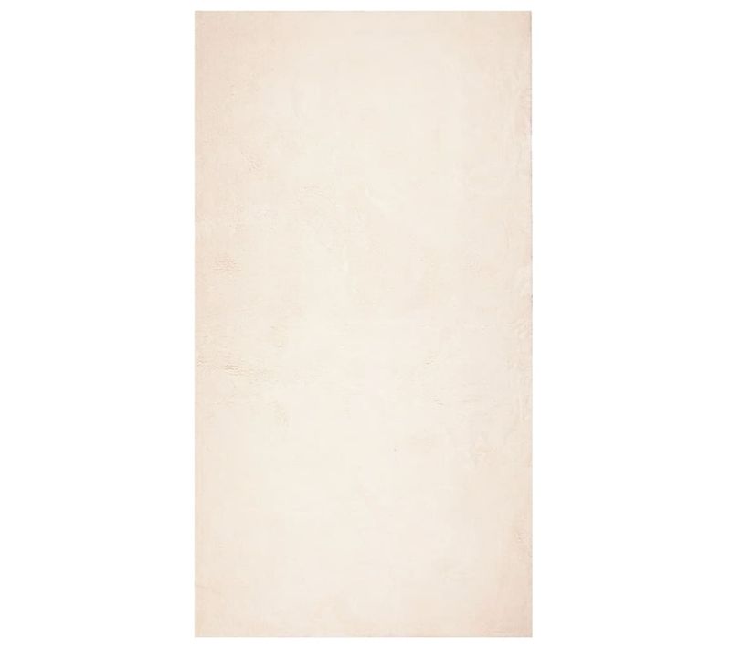 Tapis Huarte À Poils Courts Doux Et Lavable Beige 80x150 Cm
