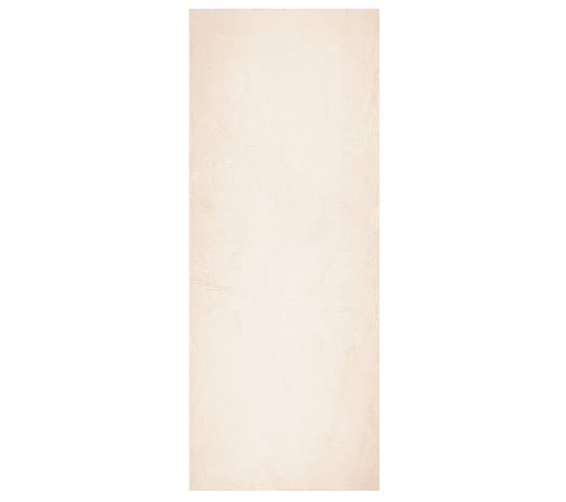 Tapis Huarte À Poils Courts Doux Et Lavable Beige 80x200 Cm