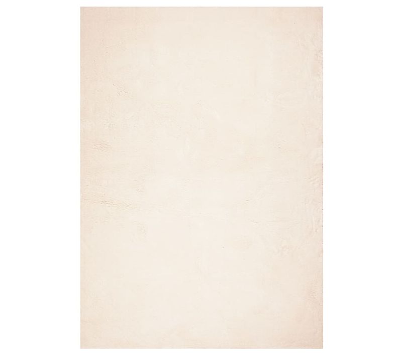 Tapis Huarte À Poils Courts Doux Et Lavable Beige 240x340 Cm