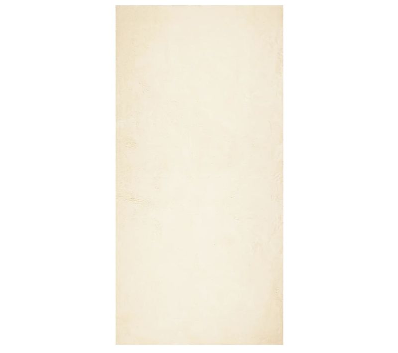 Tapis Huarte À Poils Courts Doux Et Lavable Crème 100x200 Cm