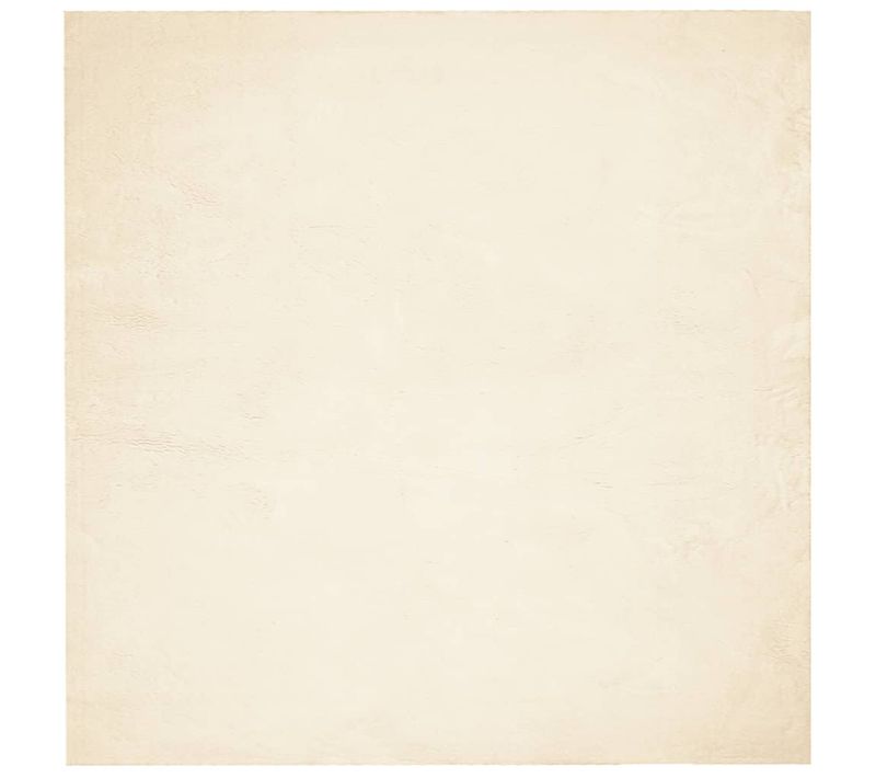 Tapis Huarte À Poils Courts Doux Et Lavable Crème 200x200 Cm