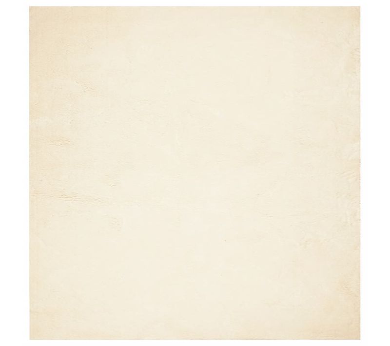 Tapis Huarte À Poils Courts Doux Et Lavable Crème 240x240 Cm