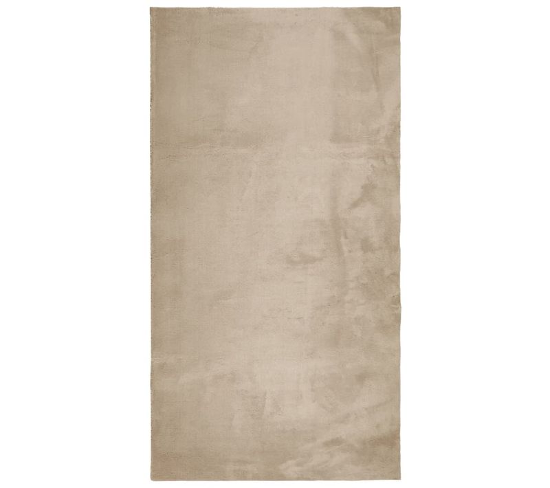 Tapis Huarte À Poils Courts Doux Et Lavable Sable 80x150 Cm