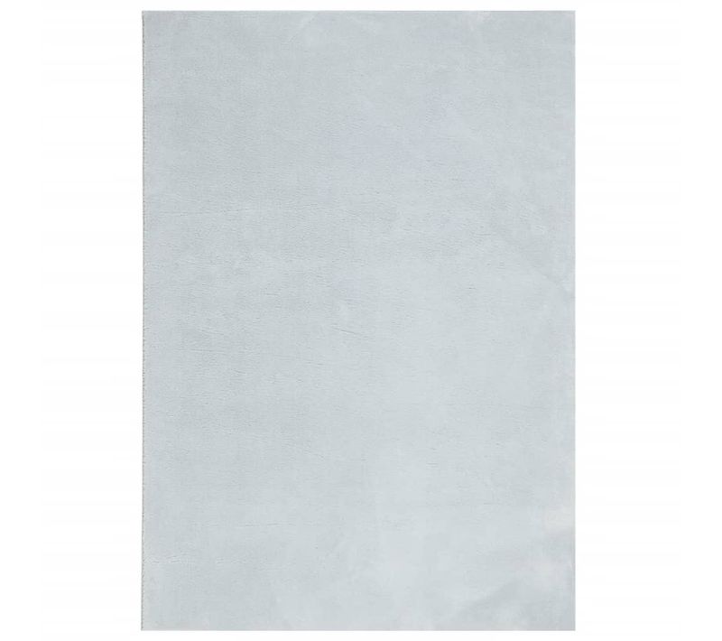 Tapis Huarte À Poils Courts Doux Et Lavable Bleu 160x230 Cm