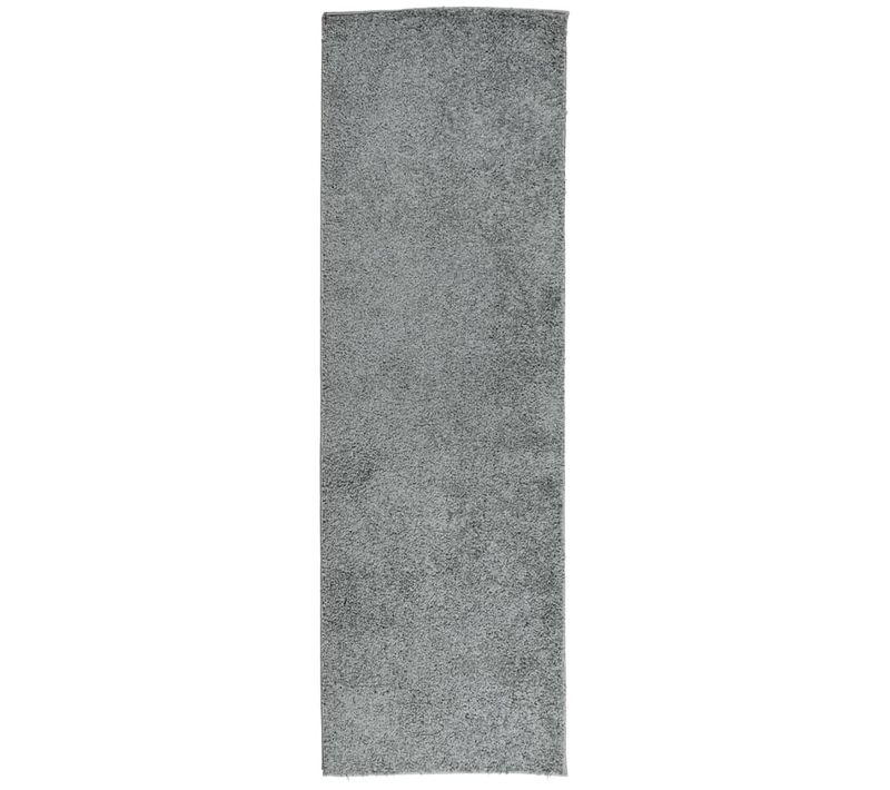 Tapis Shaggy Pamplona Poils Longs Moderne Vert 80x250 Cm