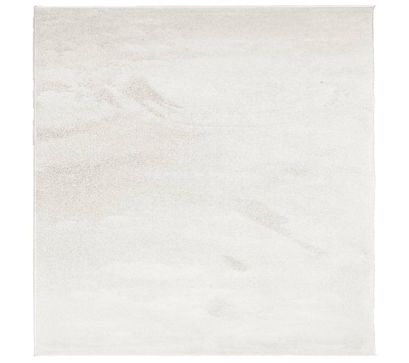 Tapis Oviedo À Poils Courts Beige 120x120 Cm