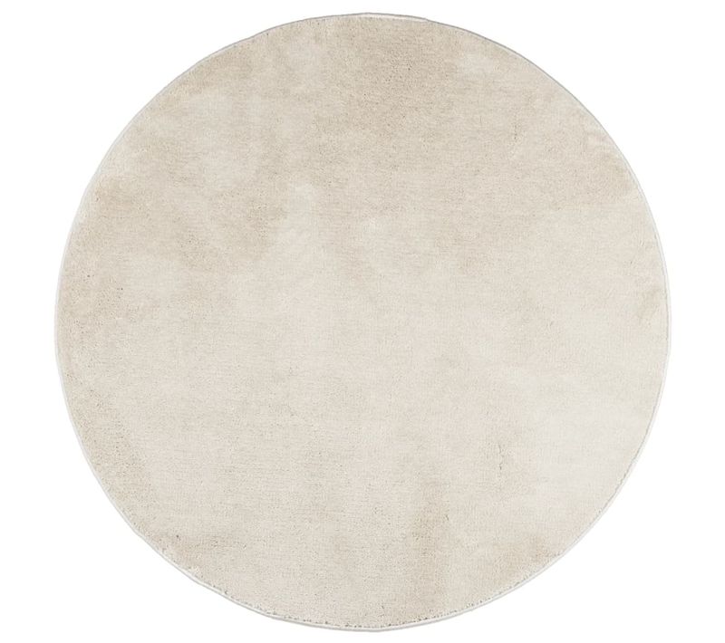 Tapis Oviedo À Poils Courts Beige D. 160 Cm