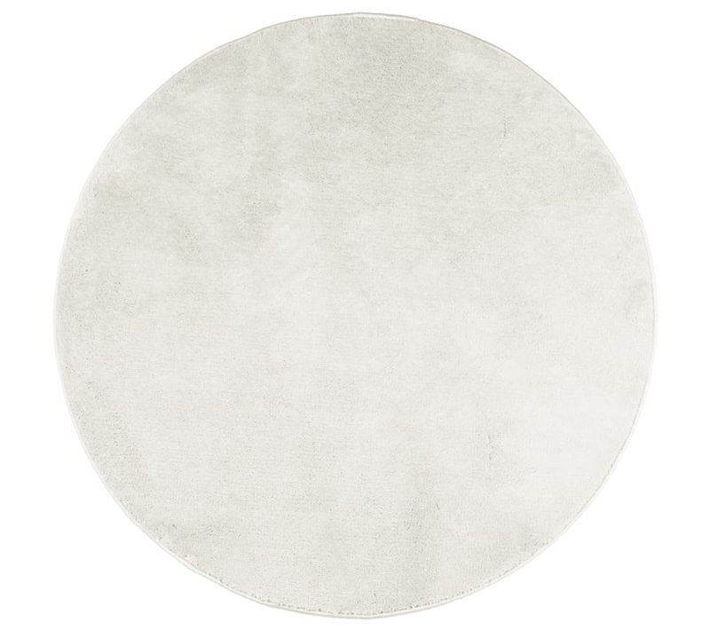 Tapis Oviedo À Poils Courts Crème D. 160 Cm
