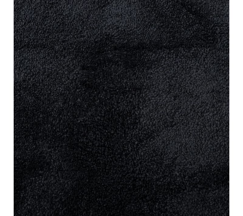 Tapis Oviedo À Poils Courts Noir 240x240 Cm