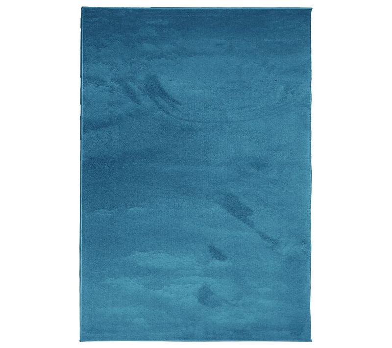 Tapis Oviedo À Poils Courts Turquoise 140x200 Cm