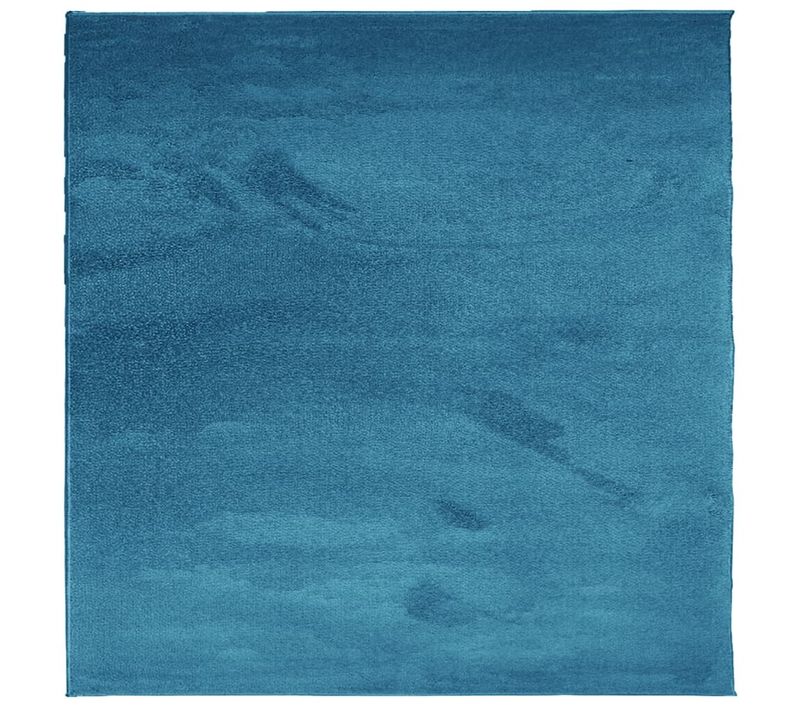 Tapis Oviedo À Poils Courts Turquoise 240x240 Cm