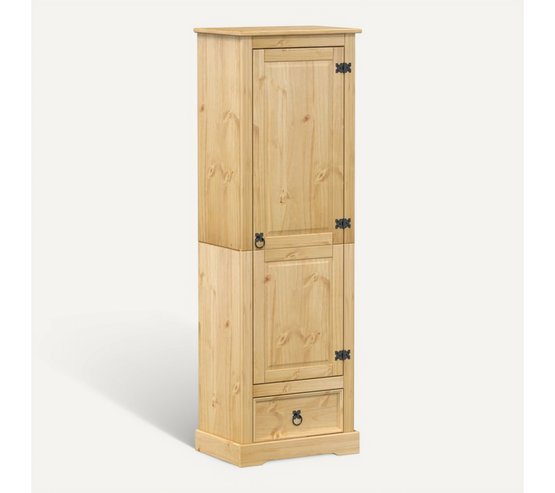 Garde-robe Corona 55x38x170 Cm Bois De Pin Massif