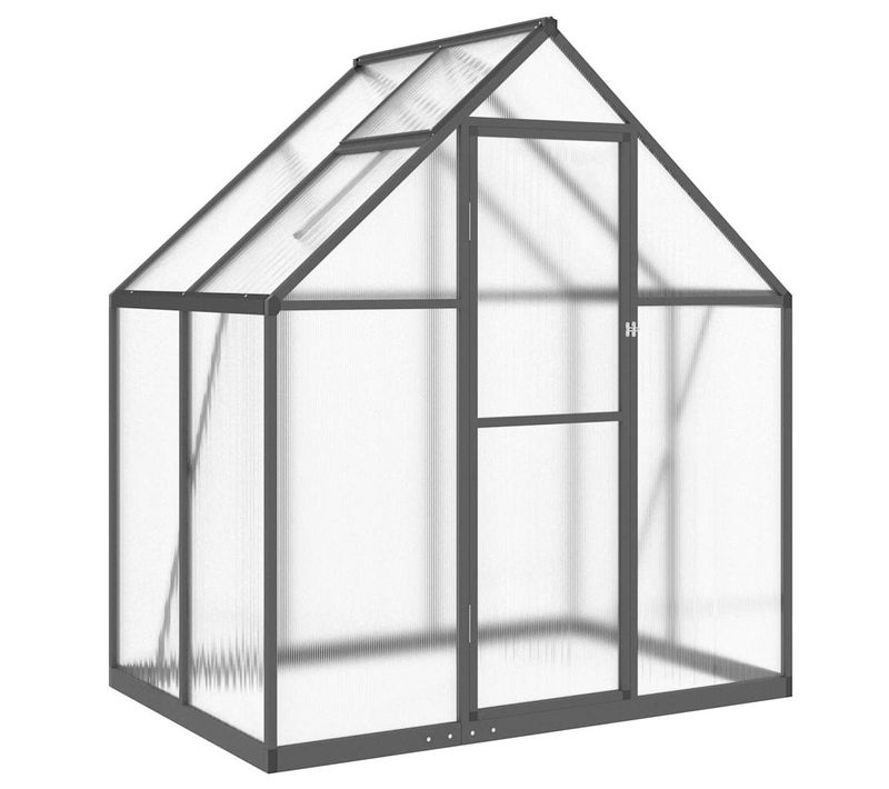 Serre Avec Cadre De Base Anthracite 169x114x195 Cm Aluminium