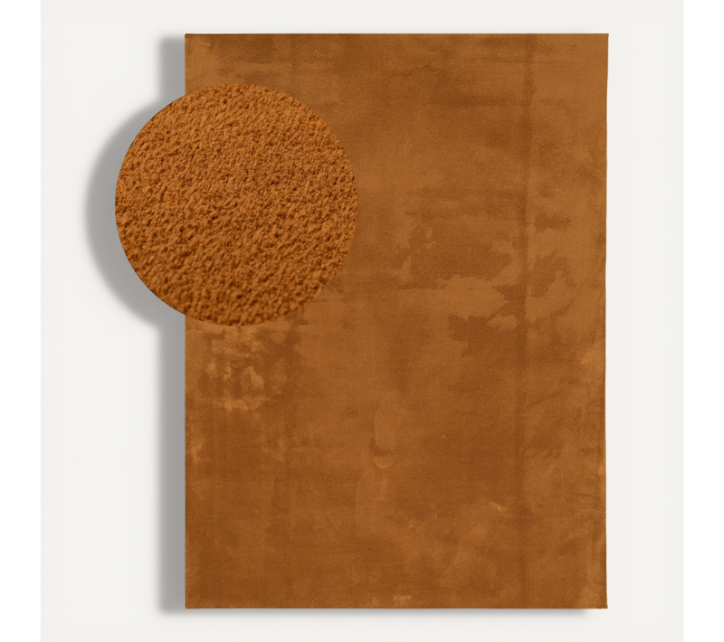 Tapis Lavable - Vivid Terracotta - Rectangle - 120x170 Cm