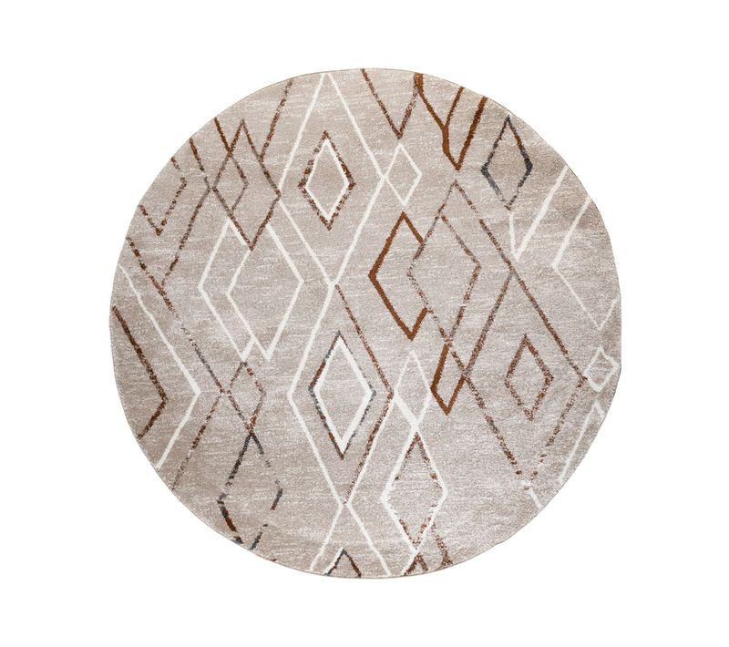 Tapis Berbère Rond - Blend Diamond Beige - Rond - D. 100cm