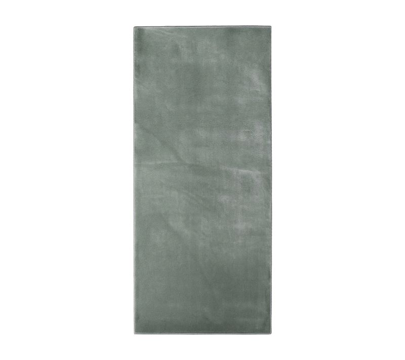 Tapis De Couloir Doux à Poils Courts - Cozy Vert - Rectangle - 80x180cm