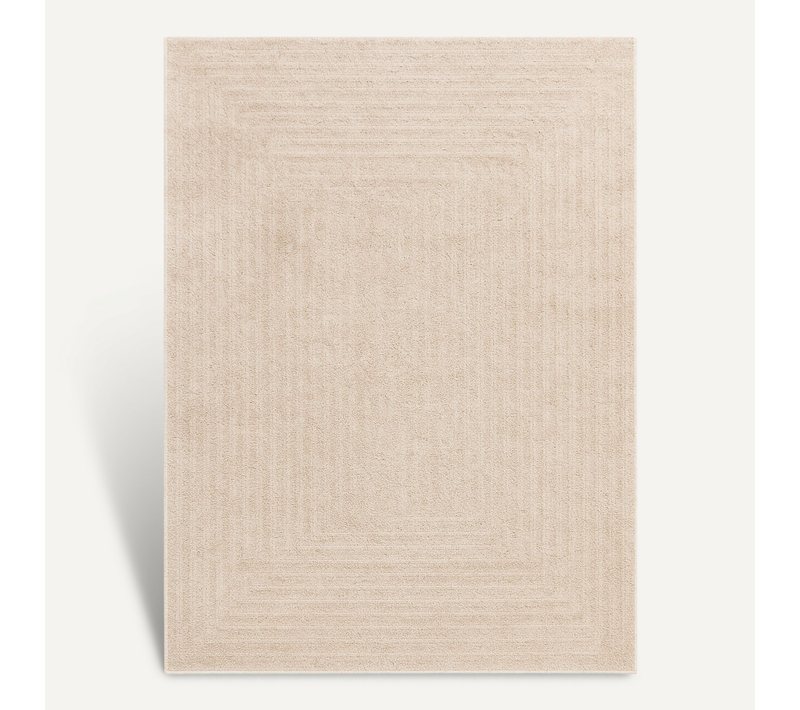 Tapis Scandinave - Lova Frames Beige - Rectangle - 120x170 Cm