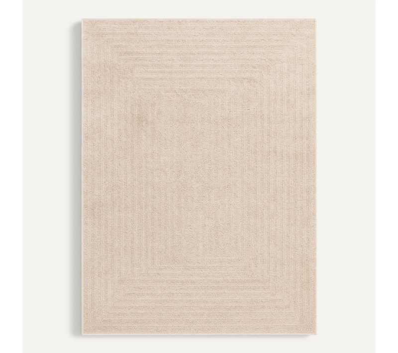 Tapis Scandinave - Lova Frames Beige - Rectangle - 140x200 Cm