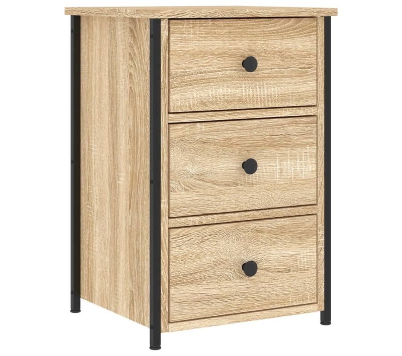 Table De Chevet Chêne Sonoma 40x36x60 Cm Bois D'ingénierie