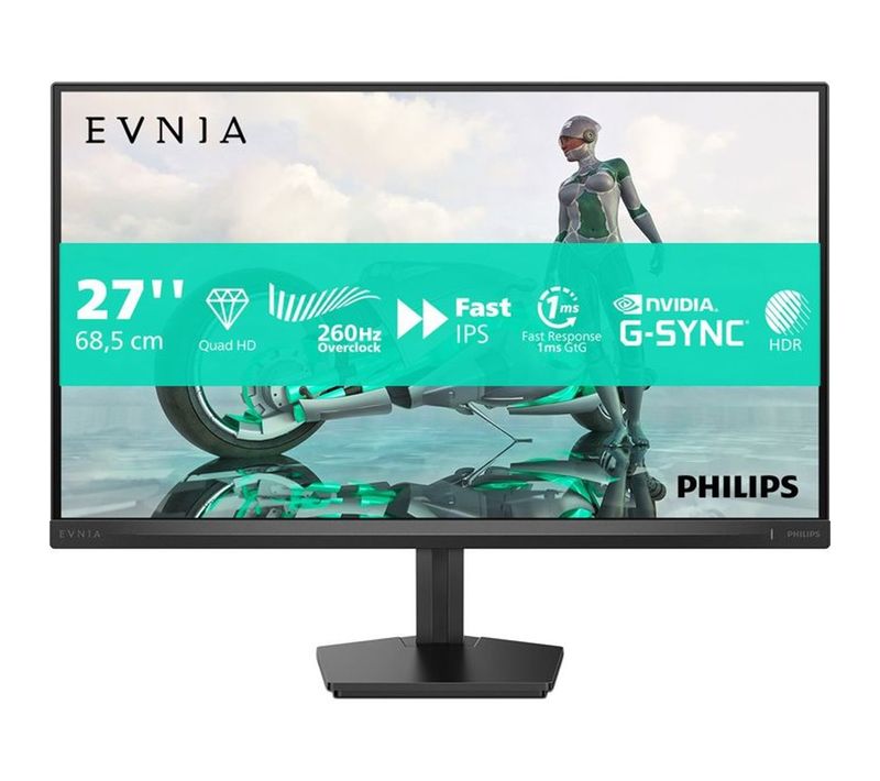 Moniteur Gaming 27" Dual Mode 4k@160hz / Fhd@320hz Fast Ips, Hdr400