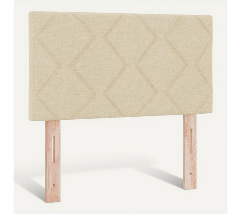 Tête De Lit Avec Des Lumières À LED Réglable Crème 80 Cm Tissu