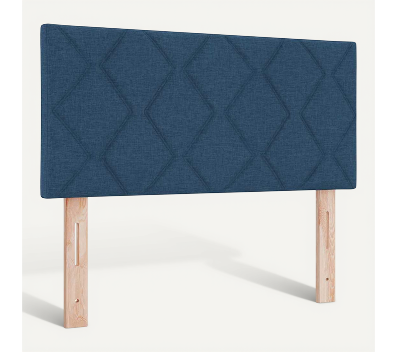 Tête De Lit Avec Des Lumières À LED Réglable Bleu 100 Cm Tissu