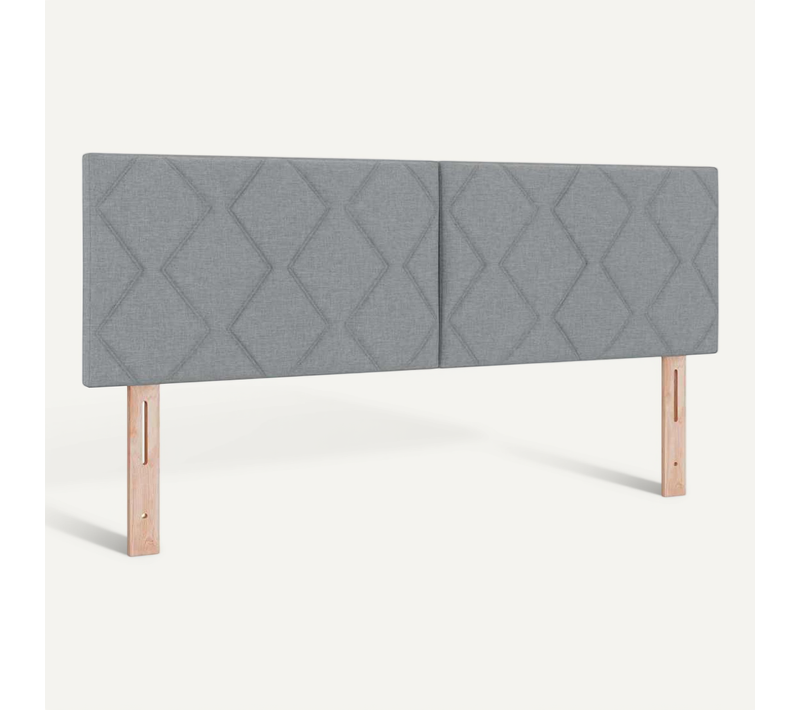 Tête De Lit Avec Des Lumières À LED Gris Clair 160 Cm Tissu