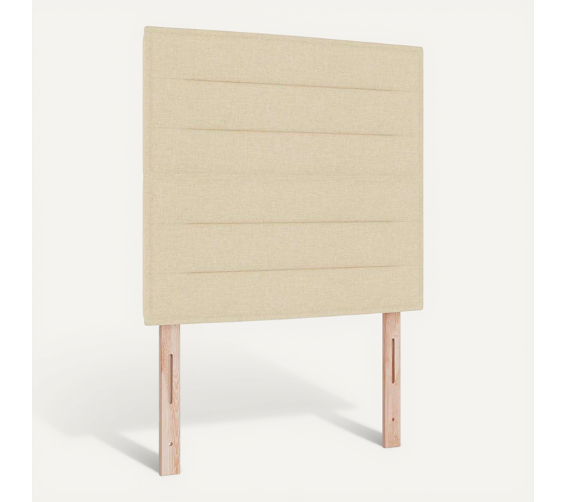 Tête De Lit LED Avec Des Lumières à LED Crème 100 Cm Tissu