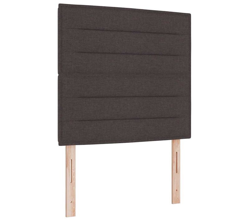 Tête De Lit Autre Avec Tête De Lit Marron Foncé 80 Cm Tissu