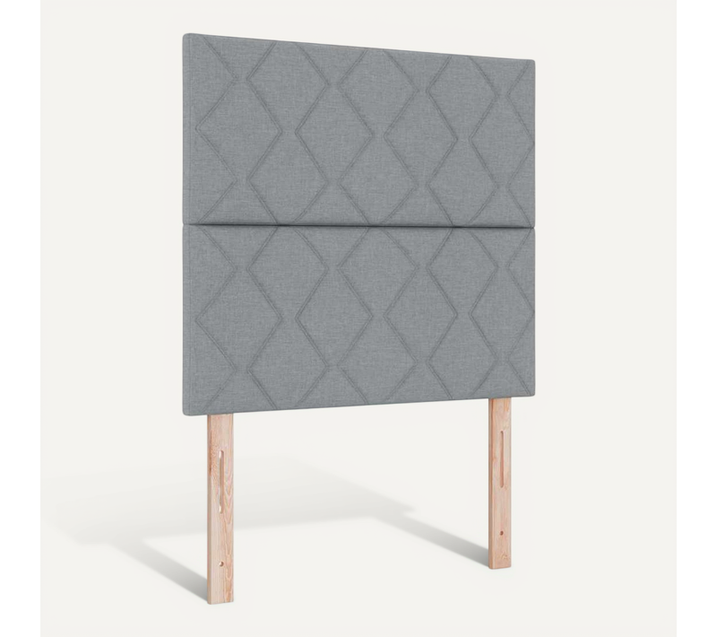 Tête De Lit Gris Clair 100 Cm Tissu